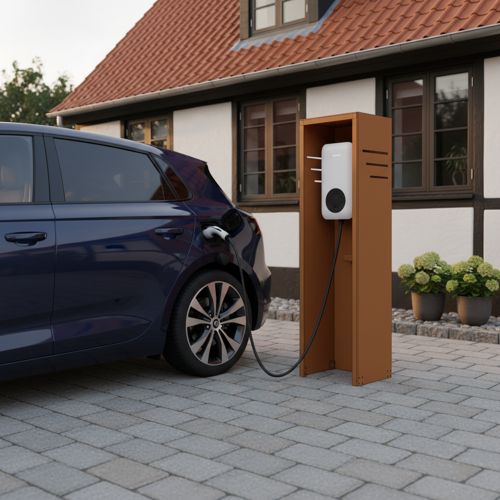 Ladeboksstativ for elbil