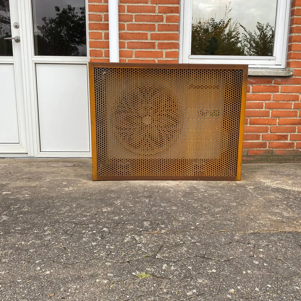 Varmepumpeskjuler i cortenstål