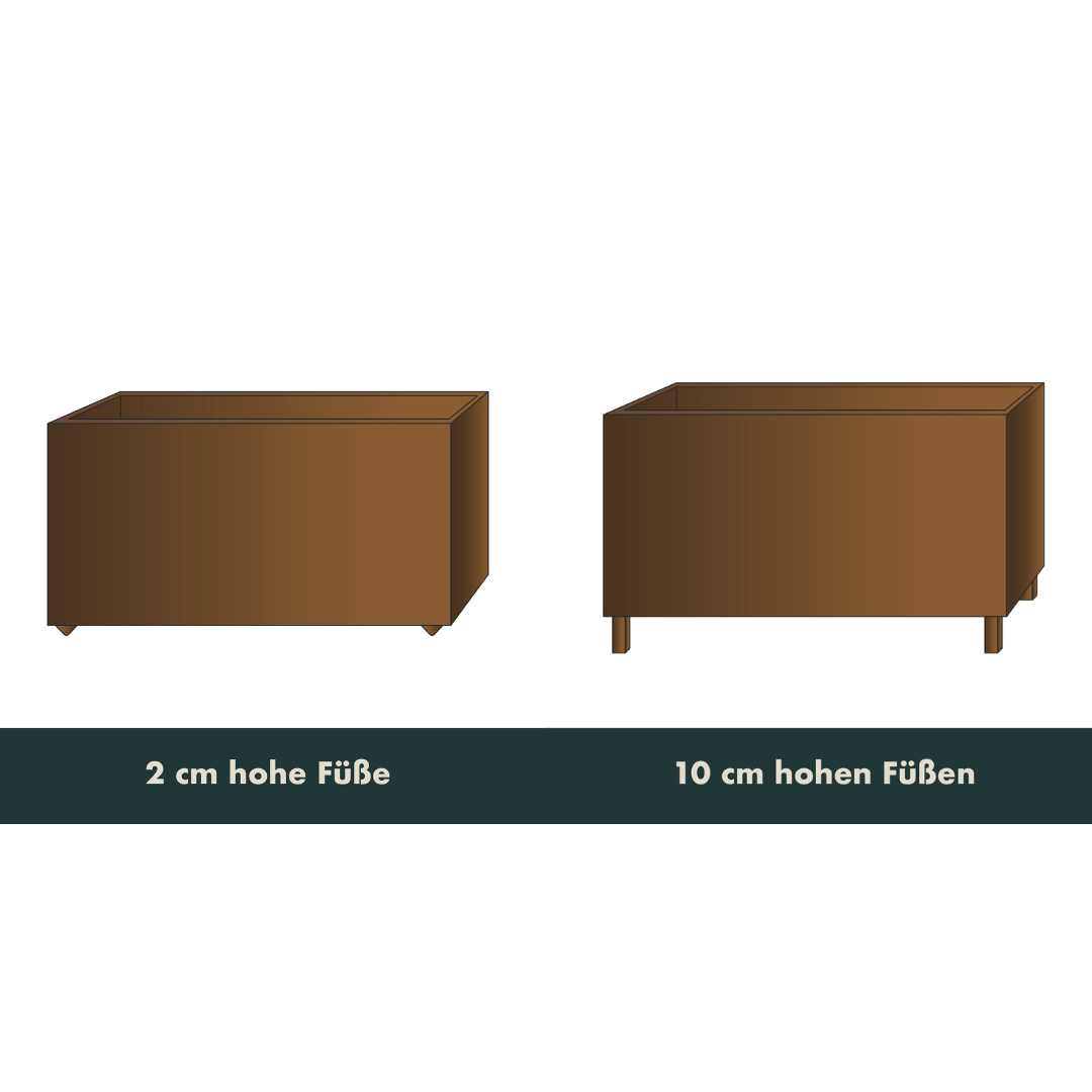 Plantekasse klassisk modell 50 cm bred og 50 cm høy