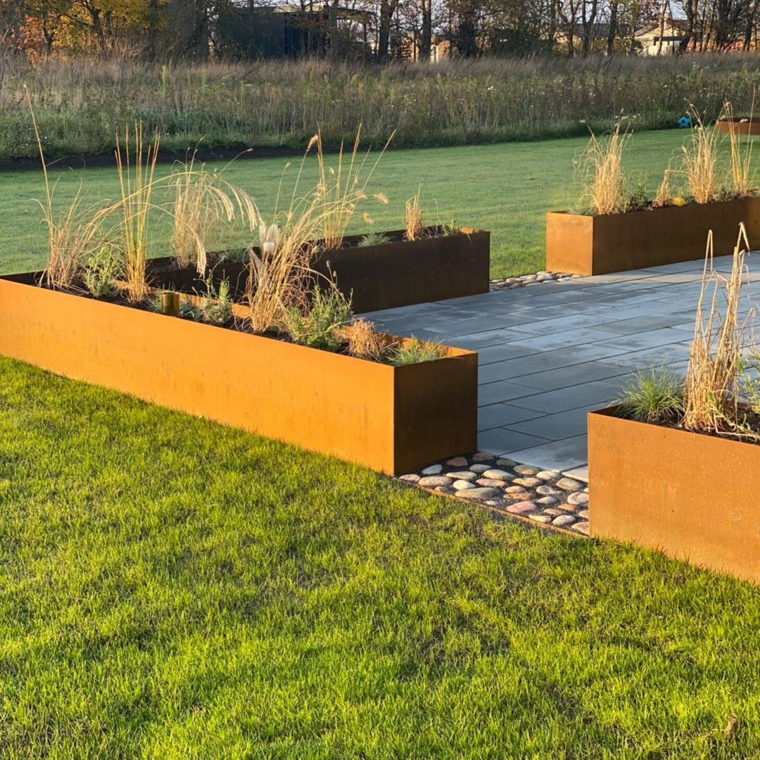 Hjørne-/vinkelplantekasse