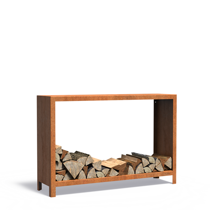 Vedoppbevaring i cortenstål