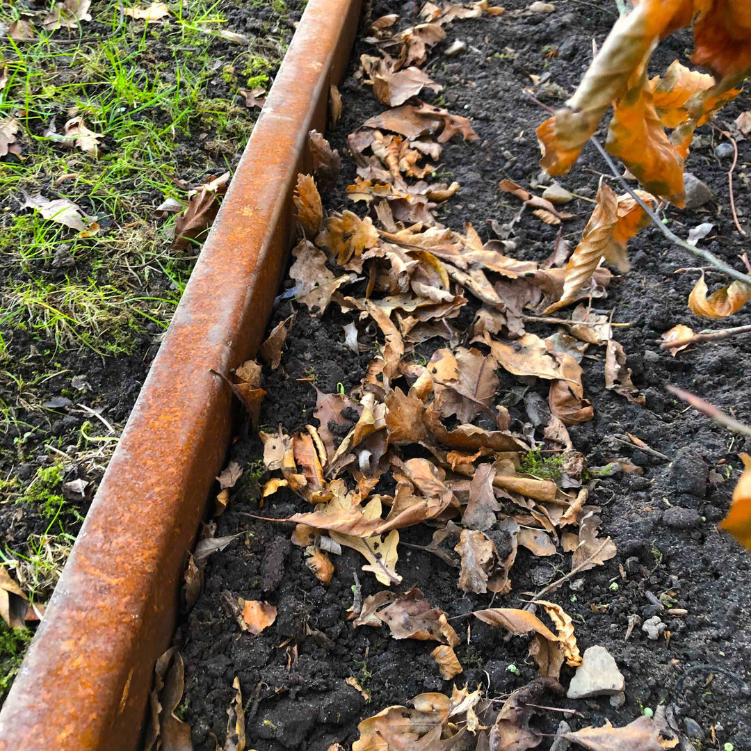 Bøyd bedkant 3 mm cortenstål
