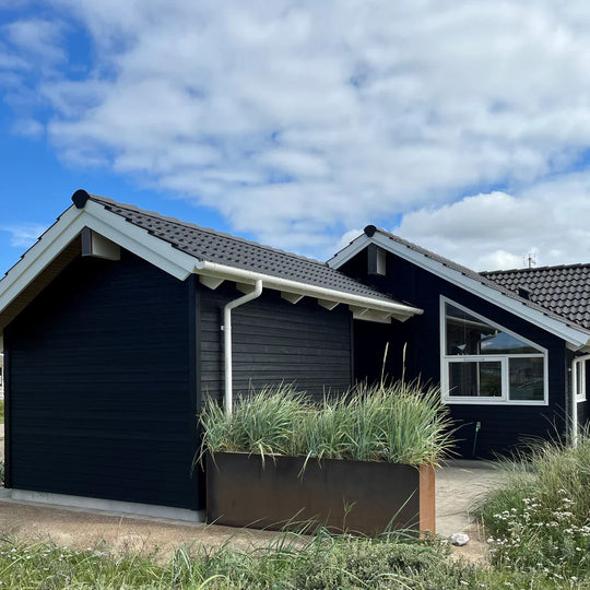 Spesialmål: Plantekasse med bunn i 6 mm cortenstål – eksklusiv modell