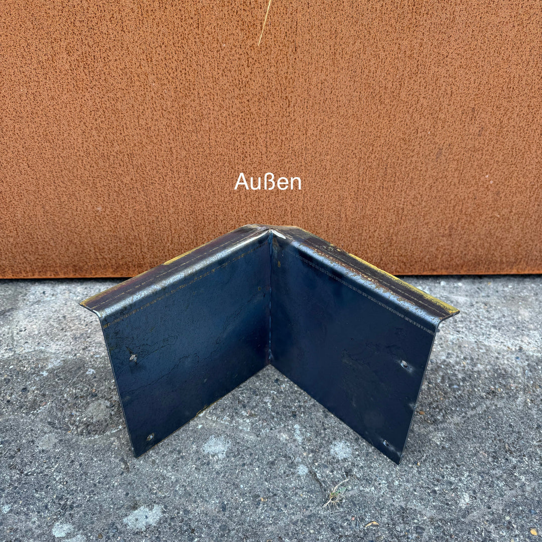 Hjørne for bedkant med sneglekant