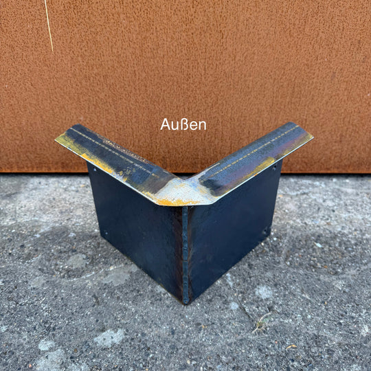 Hjørne for bedkant med sneglekant