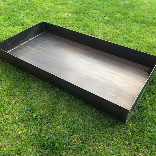 Speilbasseng 200 x 100 cm, cortenstål