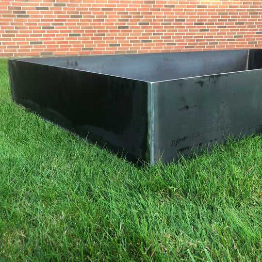 Speilbasseng 200 x 100 cm, cortenstål