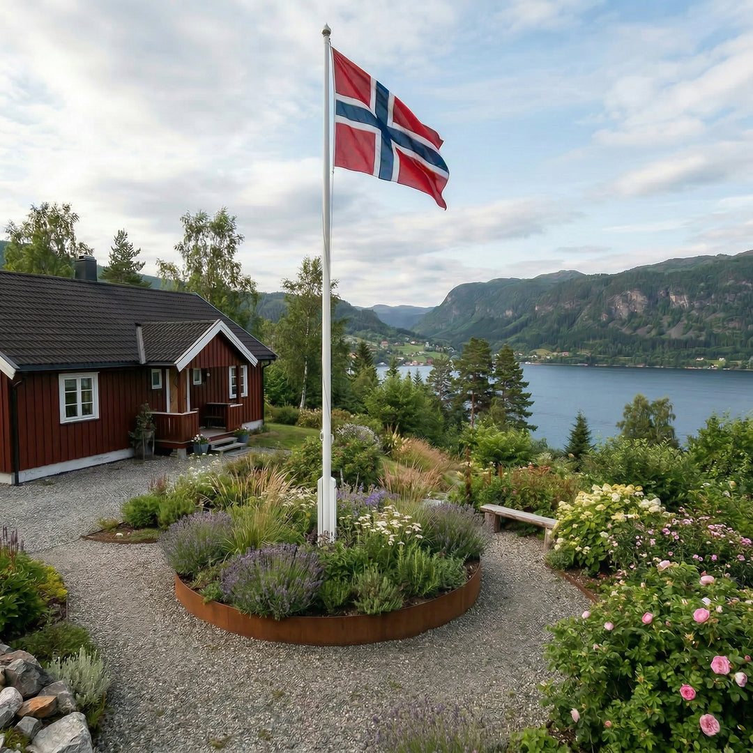 Sirkelbed i 3 mm cortenstål – standardmodell