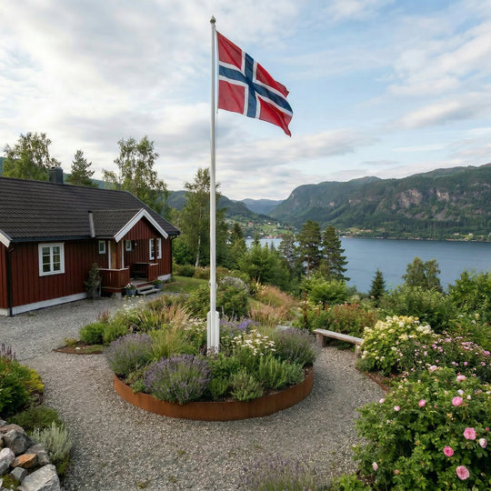 Sirkelbed i 3 mm cortenstål – standardmodell