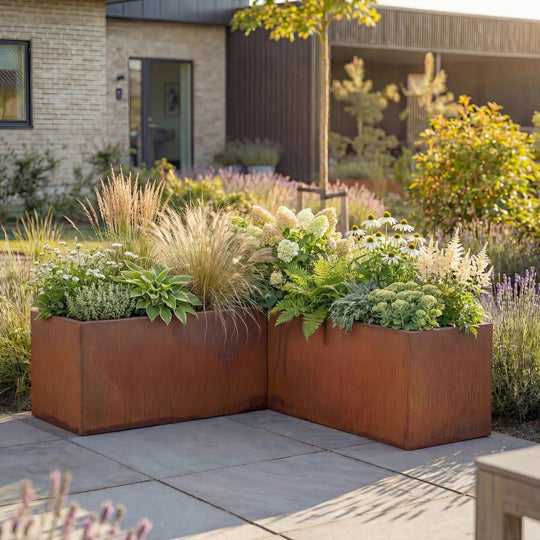 Spesialmål: Plantekasse, hjørne-/vinkelmodell