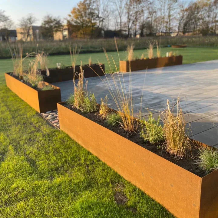 Spesialmål: Plantekasser lang modell +200 cm (uten bunn)