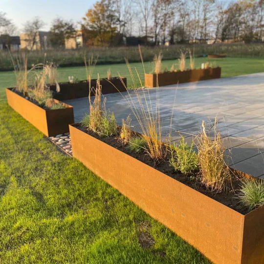 Spesialmål: Plantekasser lang modell +200 cm (uten bunn)