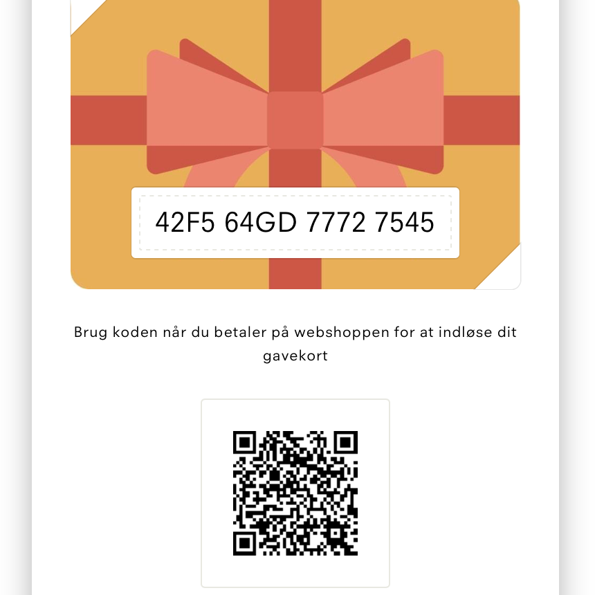 Gavekort til Stålhagen