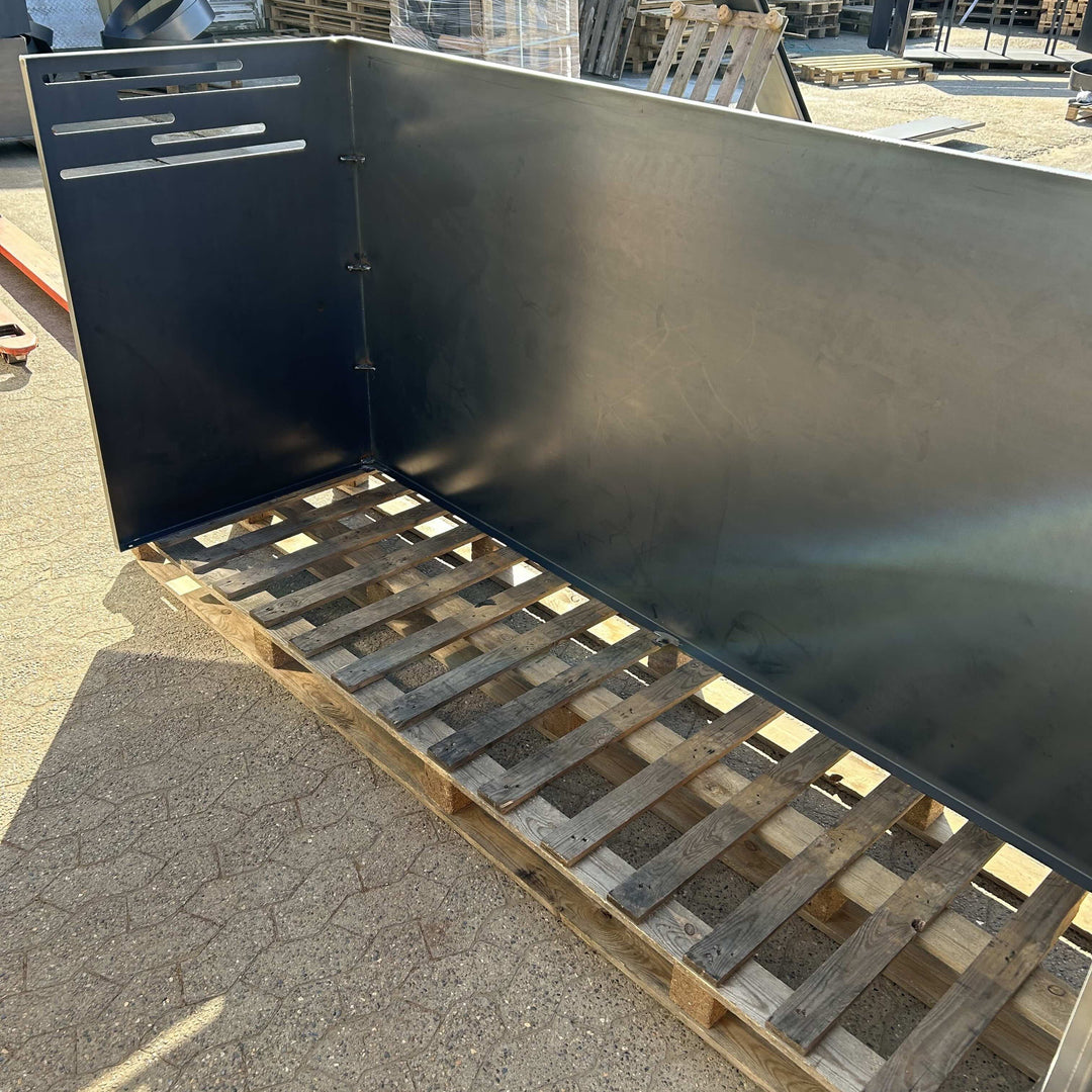 Søppelkasseskjuler cortenstål  - designmodell