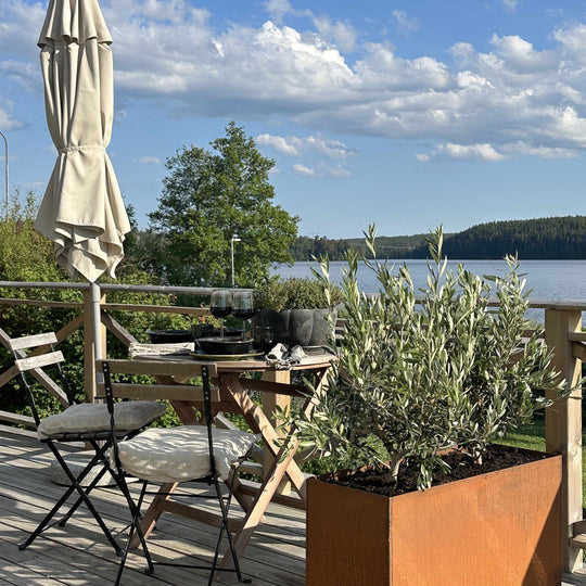 Plantekasse med hjul